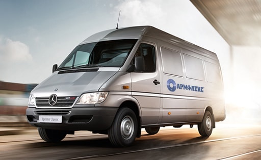 Доставка продукции автотранспортом компании Армфлекс Доставка продукции автотранспортом компании Армфлекс